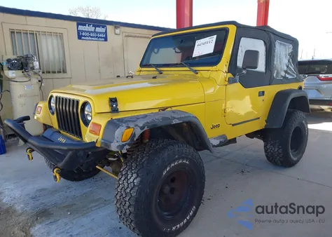 2002 Jeep Wrangler X из США, поврежденный, VIN 1J4FA39S32P725058